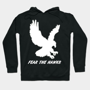 Gila Ridge Fear the Hawks White Hoodie